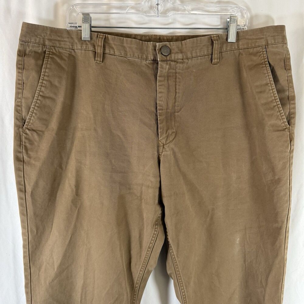 Bonobos Chino Pants Men's 40x32 Solid Brown Straight leg Cotton Blend - Picture 2 of 10
